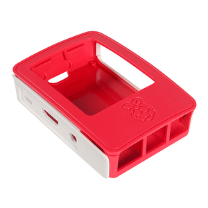 Raspberry pi 4 generazione rosso e bianco astuccio in plastica ABS lampone pi 3B +/4B custodia custodia di dissipazione del calore scatola - Product Image 5