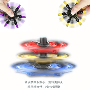 指尖机械陀螺仪可变形状拼图diy减压链变形机器人陀螺仪玩具 - Product Image 3