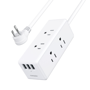 深圳厂家直销扩展插座125V 15A带3个USB快速充电美国标准插头和插座 - Product Image 1