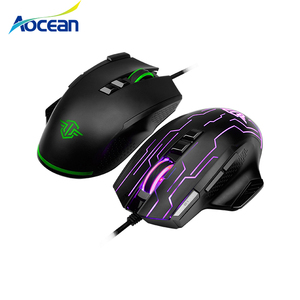 Accessori per Computer all'ingrosso prezzo di fabbrica Oem Mouse da gioco personalizzati ottica LED RGB retroilluminazione USB 3D con cavo Gamer Mouse da gioco