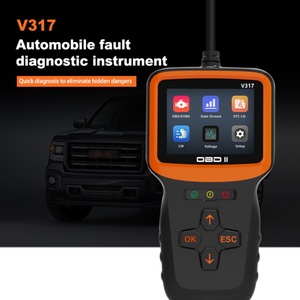 V317 Car Fault Detector OBD2 Diagnostic Tool Trip <strong>Computer</strong> <strong>Decoder</strong> Plastic Multi-Model Car Scanner Fault Code Erase Function