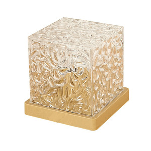 Hot Sale Crystal Desktop Dekorative 16 Farben Nachttisch lampe Rotierende Wasser Welligkeit Party Beleuchtung Nachtlichter