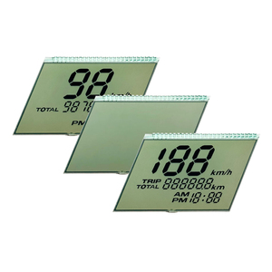 Benutzer definierte Segment-LCD-Anzeige Günstiger Preis HTN positiv 4,5-V-Segment zeigt Bildschirm LCD 7 Monochrom-Segment-LCD-Anzeige