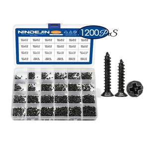 1200 adet karbon çelik vida M1.2 M1.4 M1.5 M1.7 M2 Phillips havşa başlı vida Laptop vidaları dizüstü bilgisayar için Set izle - Product Image 2