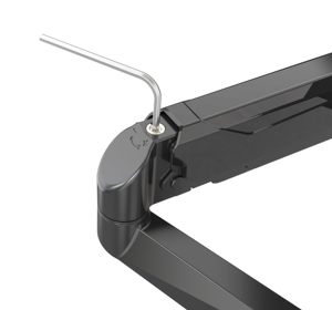 Vマウントシングルモニターアーム15-32インチスクリーンブラックアルミ構造マウントガススプリングVM-GM312E付き - Product Image 5