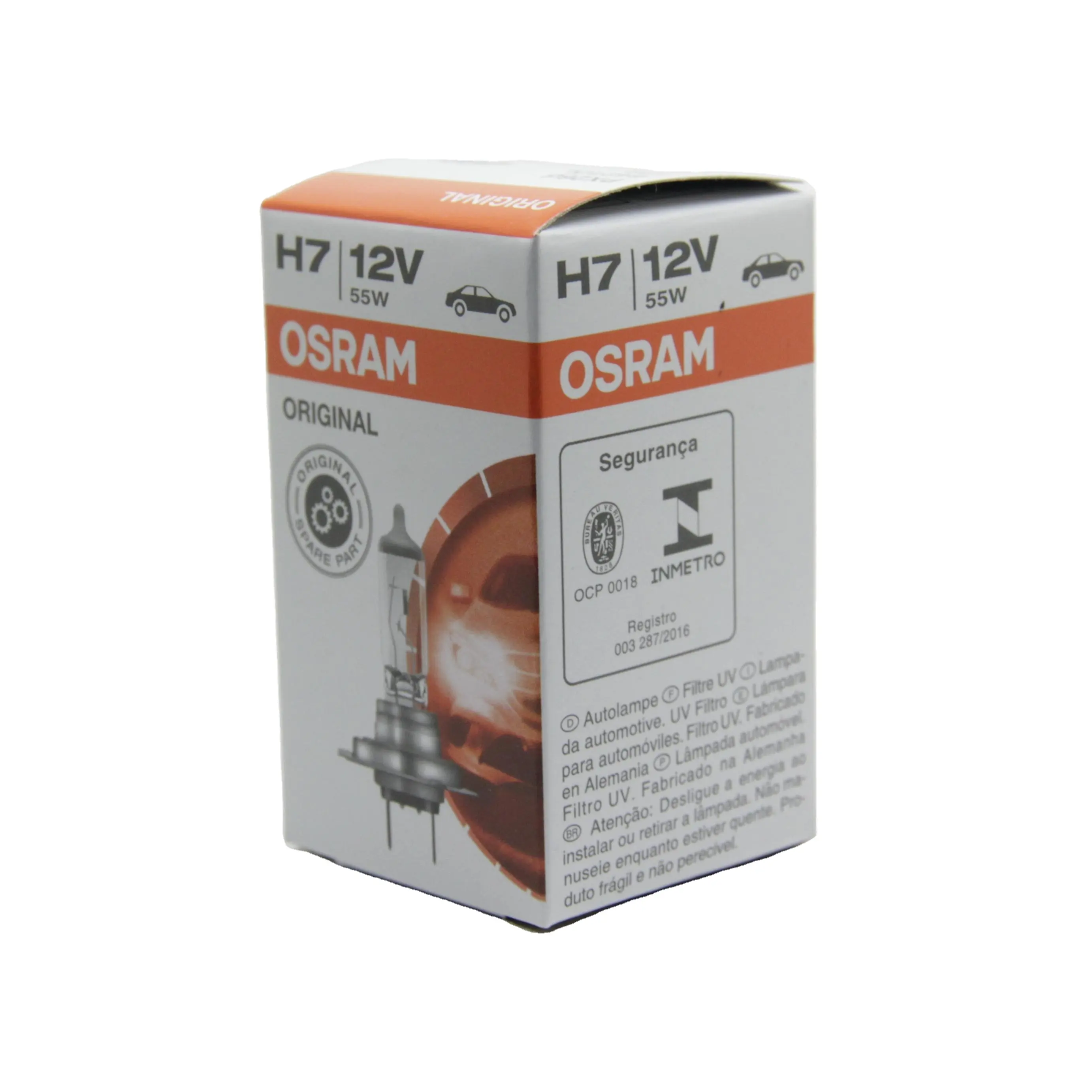 OSRAM H7 64210 12V 55W halojen far ampulü P43t, otomotiv aydınlatma sistemi, araba aksesuarları far, yedek parça