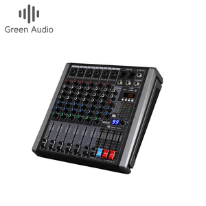 GAX-QQ6 Pro 6チャンネルオーディオサウンドパワーミキサーミキシングコンソールUsbとAUXオーディオミキシングコンソール - Product Image 1