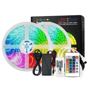 Holiday Smart <strong>LED</strong> Strip 5m RGB COB 12v Remote <strong>Control</strong> Via APP WiFi IP65 Decorative <strong>Lighting</strong> Auto Color Rendering 2835 Strip&quot; - Product Image 2