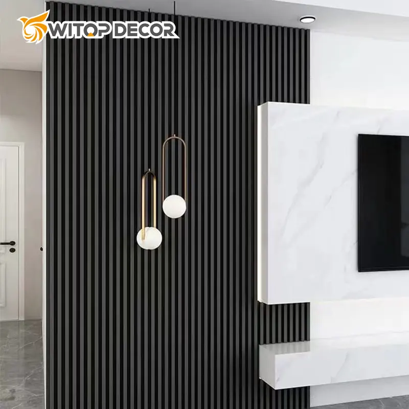 Fashion Interior 3d Cladding Hot Selling WPC Wall Panel Composite for Indoor Decoration