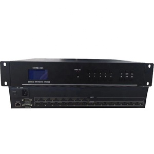工厂价格1080p 8 in 16 Out 8x16视频矩阵交换机HDCP 1.3 8X16 Matrice切换器支持网络图形用户界面和应用程序 - Product Image 1