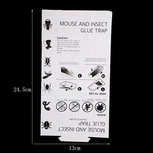 Yapışkan tepsi karton sıçan ped kurulu haşere fareler kontrol yılan yakalamak fare kapanları böcek yapışkan tutkal tuzağı - Product Image 2