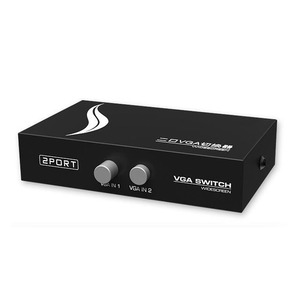 <strong>2</strong> in <strong>1</strong> Out <strong>VGA</strong>/SVGA Manual Sharing Selector Switch Switcher Box for LCD - Product Image 1