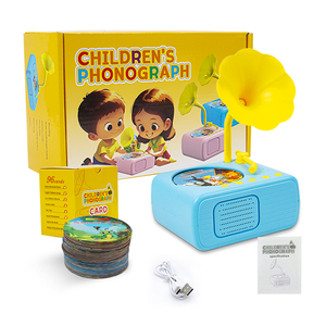 5-7 anni giocattoli musicali che insegnano la macchina per l'apprendimento vocale dei bambini che parla le schede Flash fonografiche imparano a leggere - Product Image 2