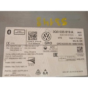 Volkswagen GPS navigasyon sistemi için kullanılan Android 12 8GB RAM VW yapmak HD dokunmatik ekran çözünürlüğü araba radyo amplifikatör SDK - Product Image 5