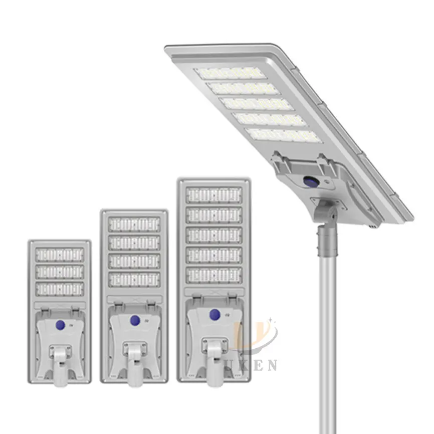 Lampu Jalan LED Panel surya semua dalam satu Panel surya IP65 tahan air luar ruangan lampu jalan surya