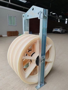 Nylon <strong>Stringing</strong> Pulley <strong>Blocks</strong> for Overhead Cable Construction Safe and Durable Cable <strong>Stringing</strong> Pulley <strong>Block</strong> - Product Image 4