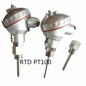 Sensor de temperatura PT100 RTD, rango de medición de-50 a 200C WZP PT100 RTD
