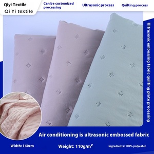 Qiyi dệt siêu âm vải dập nổi in điều hòa không khí Quilt Quilting bốn mùa Quilt lót nhà máy bán buôn giường - Product Image 6