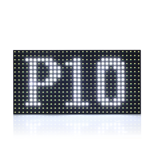 Módulo de pantalla led para exterior, tablero de mensajes, panel de pantalla, color blanco, SMD, P10, alta calidad - Product Image 1