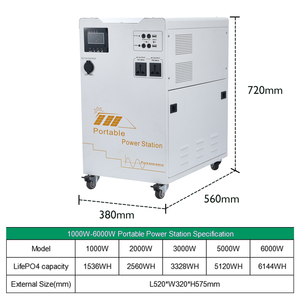 Outdoor Einfach zu installieren Off Grid 4Kw Power System 220V Tragbare Generator Solars tation für Haushalts geräte - Product Image 6