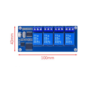 2/4/8-way 5V <strong>relay</strong> module Upper computer <strong>control</strong> board <strong>With</strong> indicator light <strong>Relay</strong> output DC/USB interface