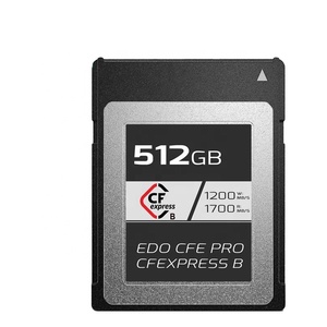 100% original 1200 MB/s 512GB CF Tipo B câmera de vídeo Velocidade Rápida 4k 8K <span class=keywords><strong>digital</strong></span> profissional