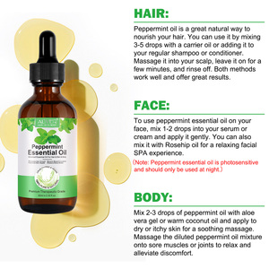 Aliver bạc hà tinh dầu hữu cơ tiên tiến tinh dầu bạc hà tinh dầu cho thúc đẩy tăng trưởng tóc - Product Image 3