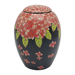 Qianrui Vẽ Tay Đầy Màu Hoa Tú Cầu Nghệ Thuật Gốm Vảo-Bền Hoa Kỷ Niệm Trang Trí Nghệ Thuật Mảnh - Product Image 1