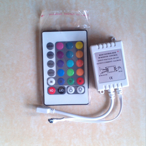 RGB LED Streifen Licht controller hohe qualität 24 Key DC 12V IR Infrarot fernbedienung led rgb controller
