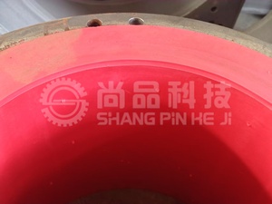 Shangpinパイプラインまたはサイクロンライニング用カスタマイズSPX輸入耐摩耗性レッドゴム素材 - Product Image 5