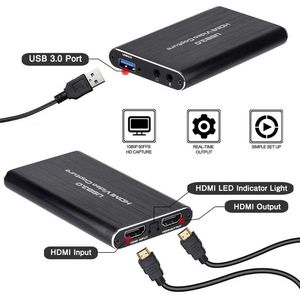 4k输入HDMI至USB3采集卡加密狗录像机1080P HDMI采集卡usb 3.0，用于OBS采集游戏直播 - Product Image 6