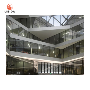 Rivestimento della parete della tenda di vetro strutturale Anti-corrosione, sistema di alluminio del bastone Unitized della struttura, facciata moderna di lusso della costruzione - Product Image 4