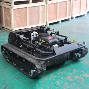 Nhà máy trực tiếp 4-Stroke mower DIY Vườn Crawler Grass Cutter 608cc Xăng điều khiển từ xa máy cắt cỏ - Product Image 5