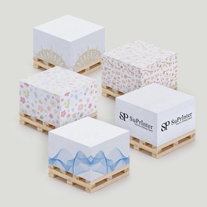 Professional <strong>Custom</strong> Pallet <strong>Note</strong> Paper <strong>Block</strong> <strong>Memo</strong> <strong>Cube</strong> Pad 7.6*7.6 Sticky <strong>Note</strong> with Wooden Pallet - Product Image 6
