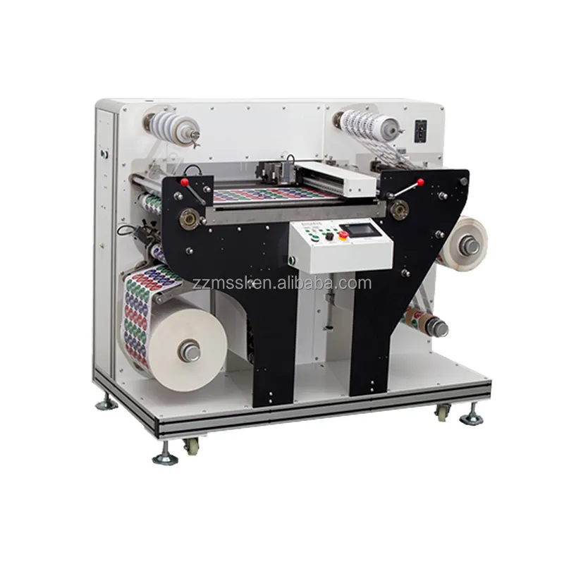 Machine de découpe d'étiquettes électrique machine de découpe rotative haute valeur et haute précision