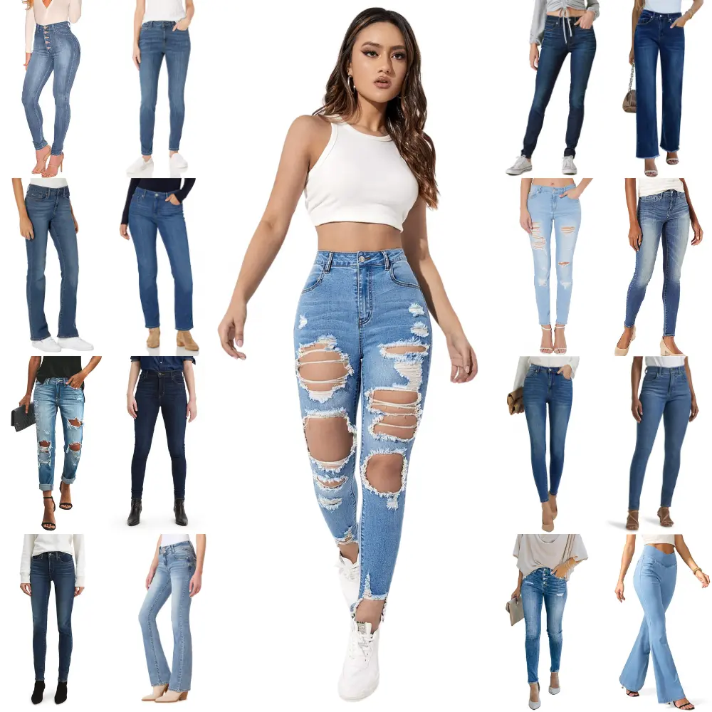 Jeans Colombianos Pantalones Colombianos Levanta Cola Butt Lifting Skinny Jean Mid Rise Blue