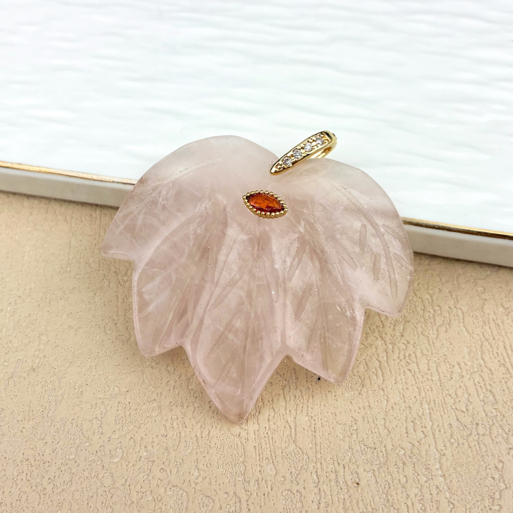 Quartz rose - or