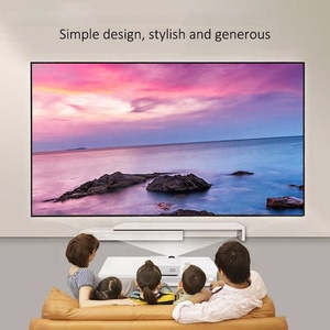Seeball 100 pulgadas 16:9 HD 4K tiro largo ALR cristal negro marco fijo proyector pantalla de proyección de cine en casa montada en la pared - Product Image 2