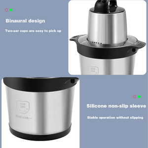 山药磅机6L切肉机富富捣碎搅拌机便携式多功能电动绞肉机 - Product Image 2