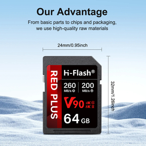 Scheda di memoria Video U3 V60 4K per fotocamera 256gb veloce velocità SD Card 512gb grande capacità 1TB ad alte prestazioni scheda fotografica - Product Image 3