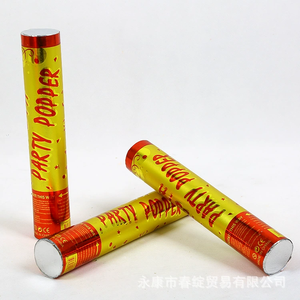 回転フラワーチューブパーティーポッパーハンドヘルド結婚式爆竹直接工場卸売紙吹雪キャノン