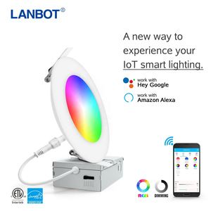 天井ライトスリムLEDパネルライト2025 RGB + CCT 4インチ - Product Image 3