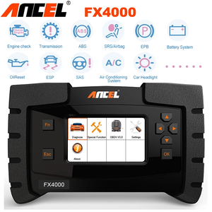 Ancel-herramienta de diagnóstico automotriz FX4000, autoescáner OBD2, Sistema completo ODB 2, ABS, SRS, lector de código de reinicio de aceite - Product Image 1