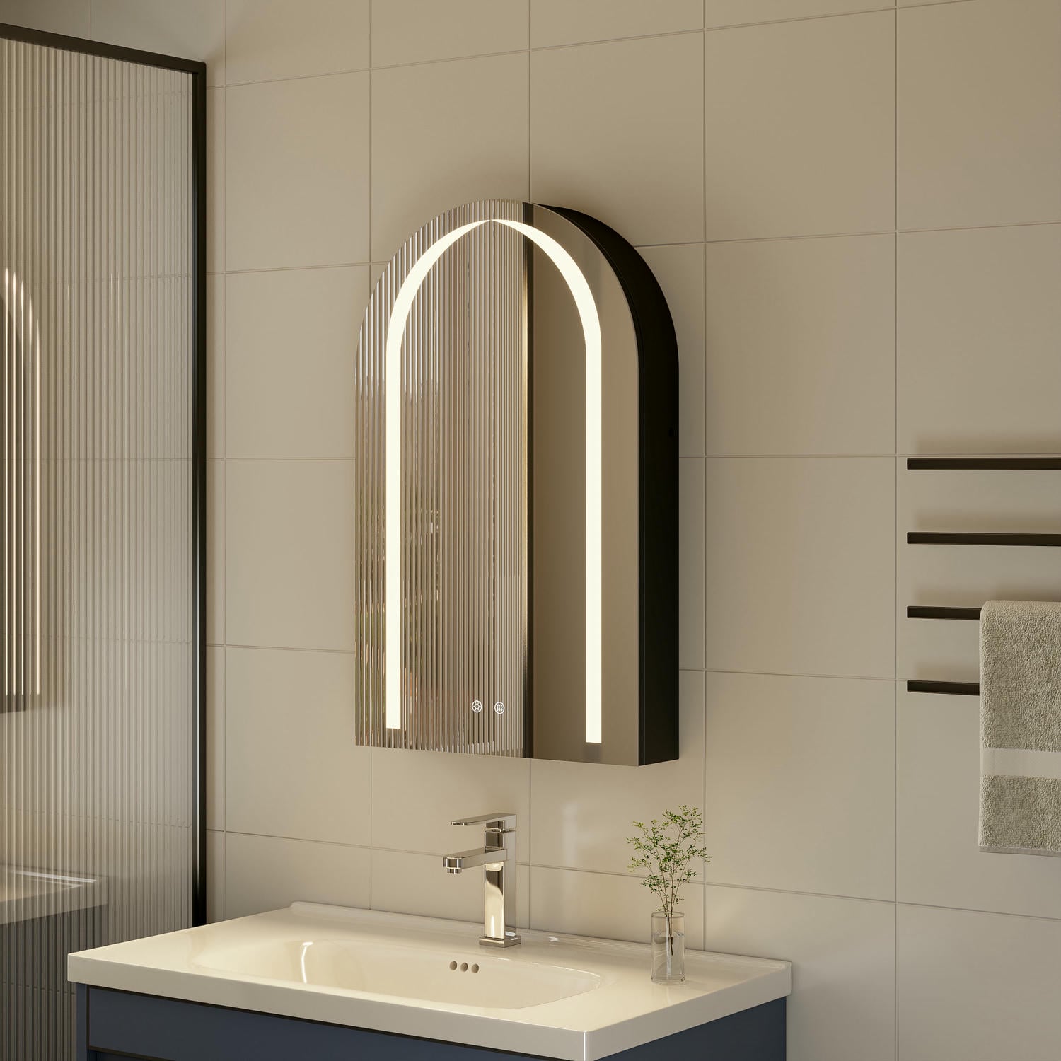 Armoire de salle de bain arquée DP-BJ23-1