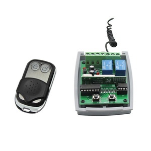 Codice di rotolamento universale a 2 canali con codice fisso 12V-24V ON/OFF telecomando controller a corrente continua telecomando 433/315mhz YET402PC-v2.0