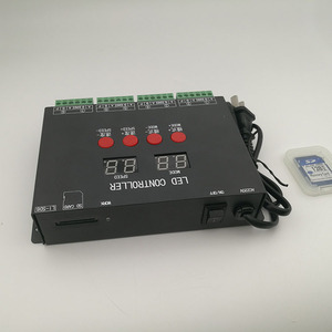 LED Pixel Light Controller SD-Karte Pixel Controller AC220V Eingang für WS2801 WS2811 WS2812B LED Load 4096 Pixel