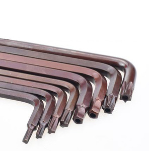 T6 T8 T10 T15 T20 T25T30デュアルユーストライアングルトルクススターキーレンチS2スチールLタイプトルクスキー穴付き - Product Image 4