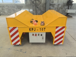 Automatic Cable Drum Power Industrial Rail Transfer Cart with 15T <strong>Load</strong> Capacity for Steel Mill &amp; Warehouse Handling - Product Image 4