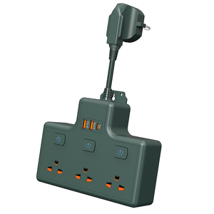 Fast Charging <strong>Multi</strong> <strong>Socket</strong> Thai Standard Plug Power Board 3AC Extension Cord Power <strong>Socket</strong> With 2USB+1PD Port - Product Image 3