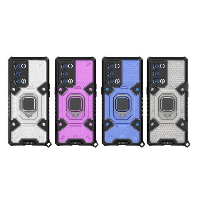 Capa de celular à prova de choque, proteção protetora de anel de tpu para capa para celular oppo reno6 pro + 5g space pc +